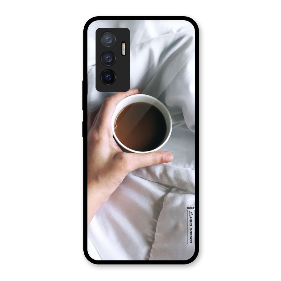 Morning Mocha Glass Back Case for Vivo V23e