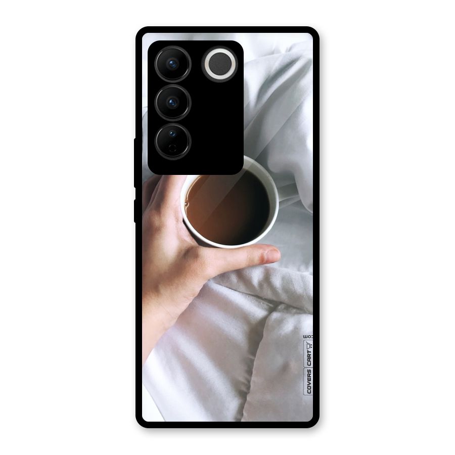 Morning Mocha Glass Back Case for Vivo V27