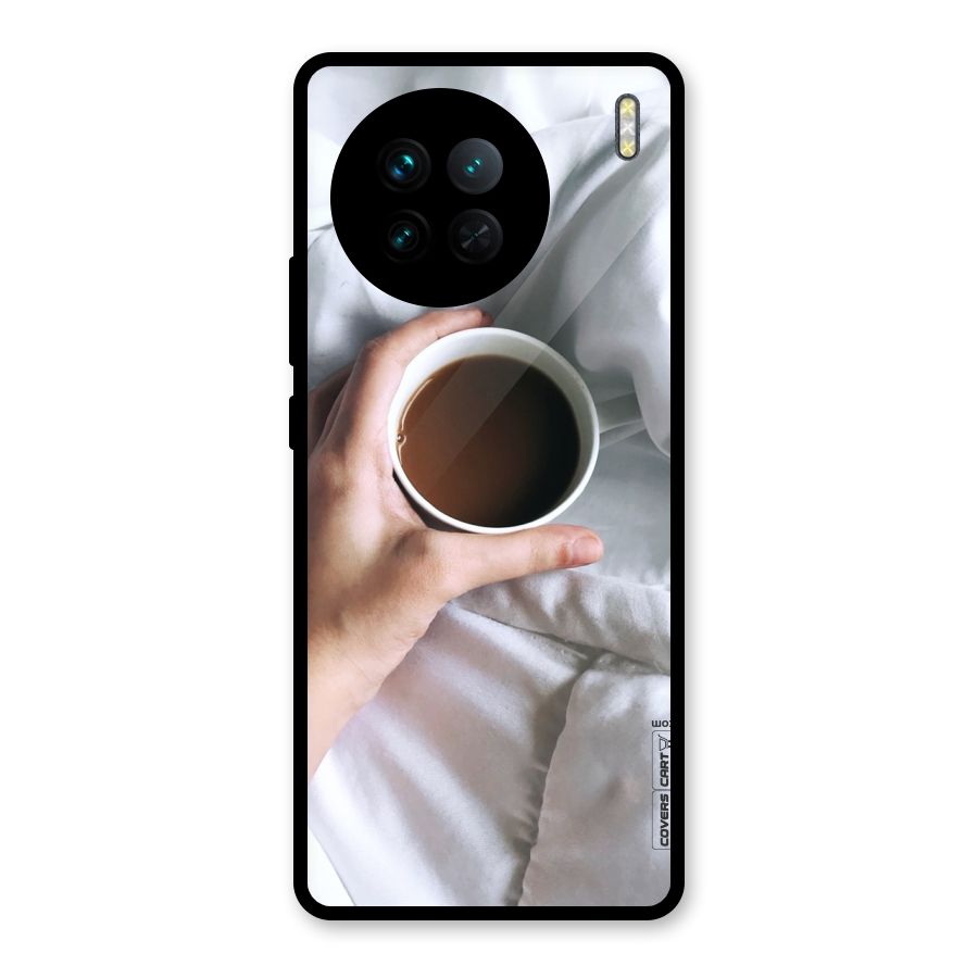 Morning Mocha Glass Back Case for Vivo X90