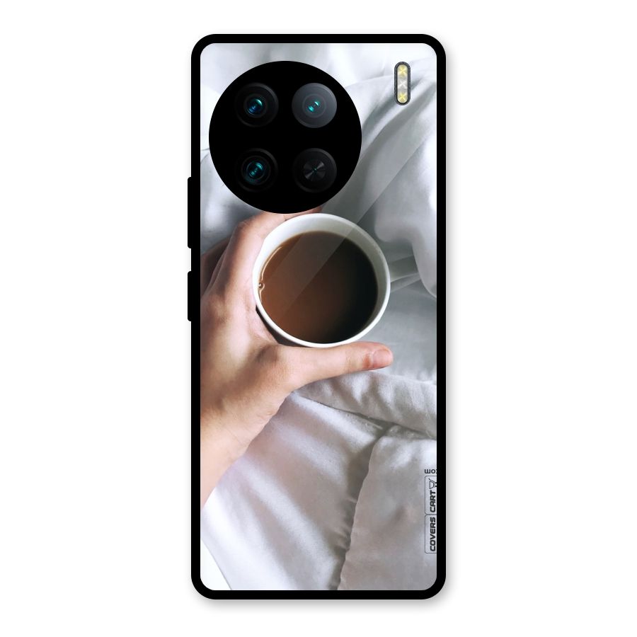 Morning Mocha Glass Back Case for Vivo X90 Pro