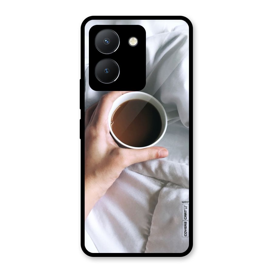 Morning Mocha Glass Back Case for Vivo Y36