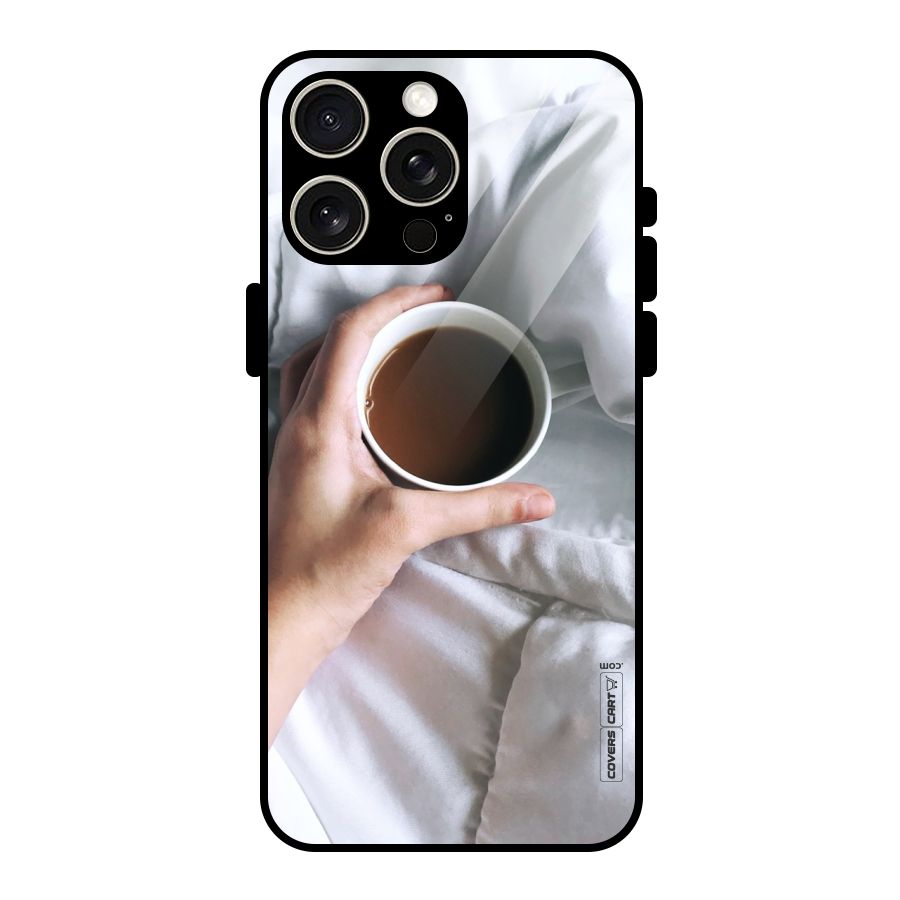 Morning Mocha Glass Back Case for iPhone 15 Pro Max