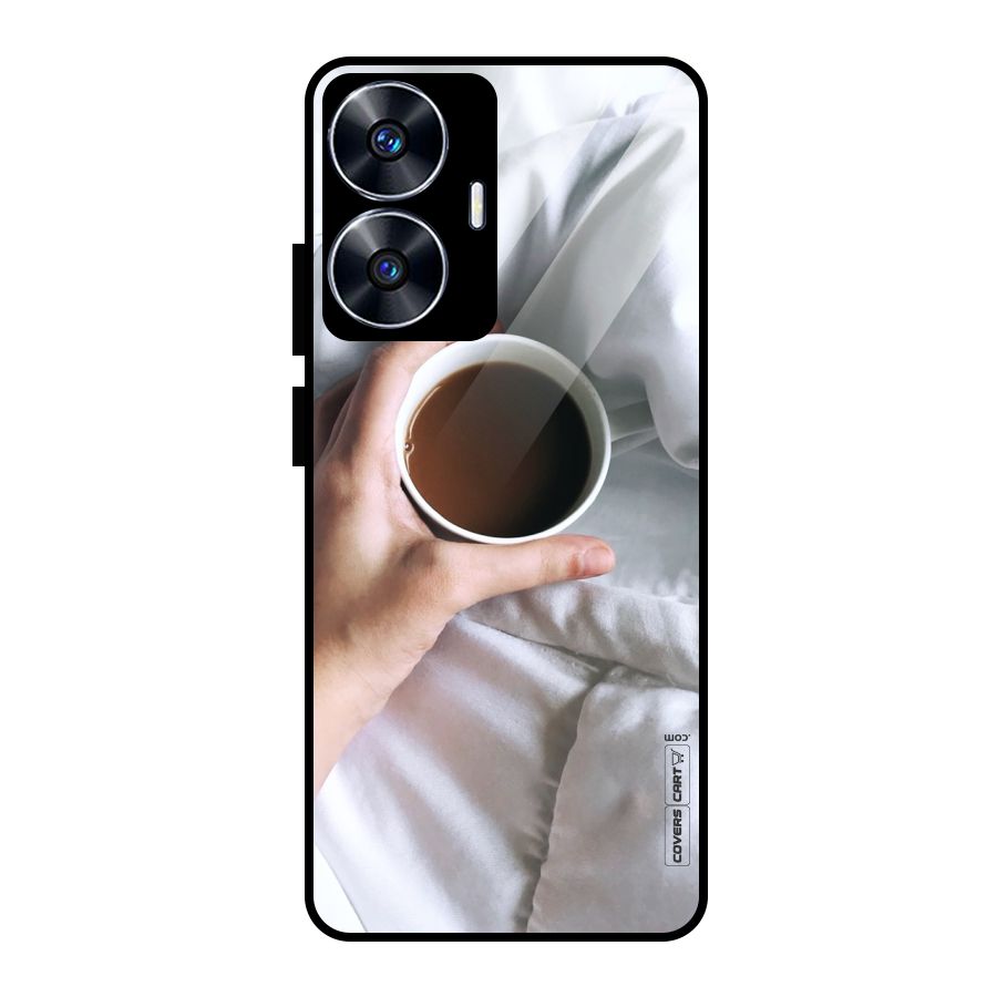 Morning Mocha Glass Back Case for realme C55