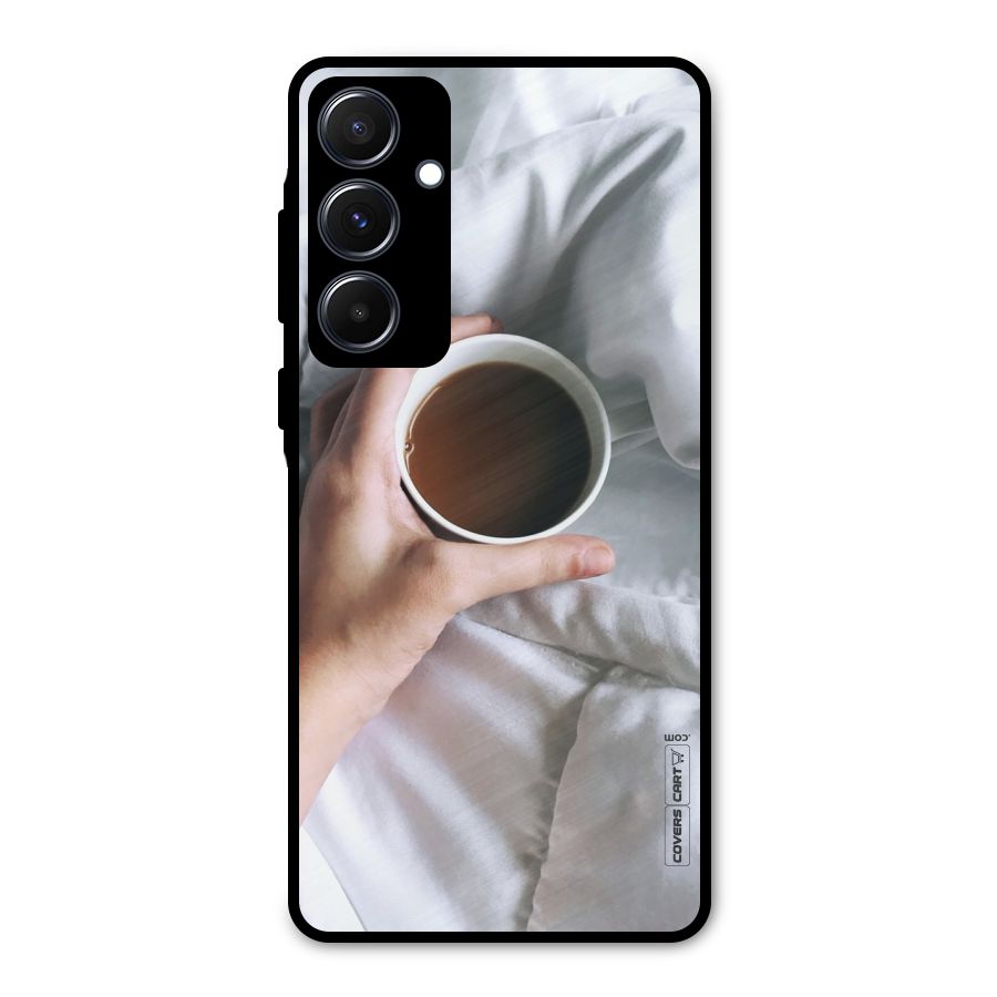 Morning Mocha Metal Back Case for Galaxy A55
