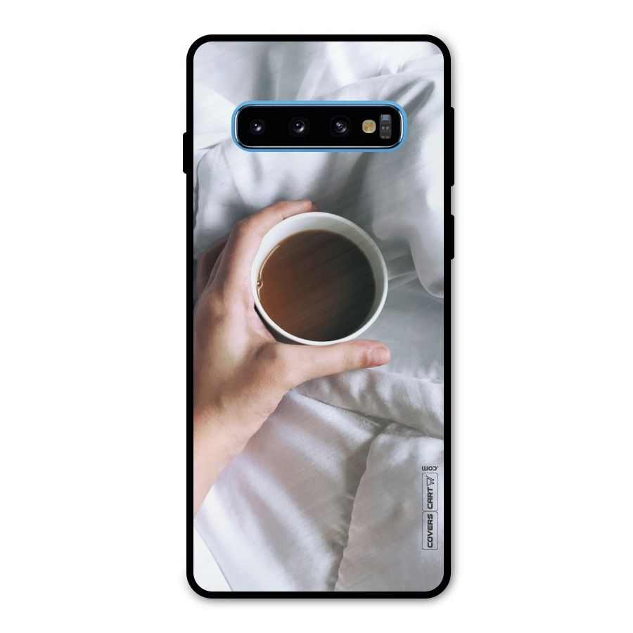 Morning Mocha Metal Back Case for Galaxy S10