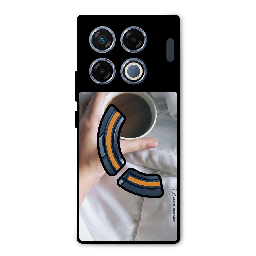 Morning Mocha Metal Back Case for Infinix GT 20 Pro
