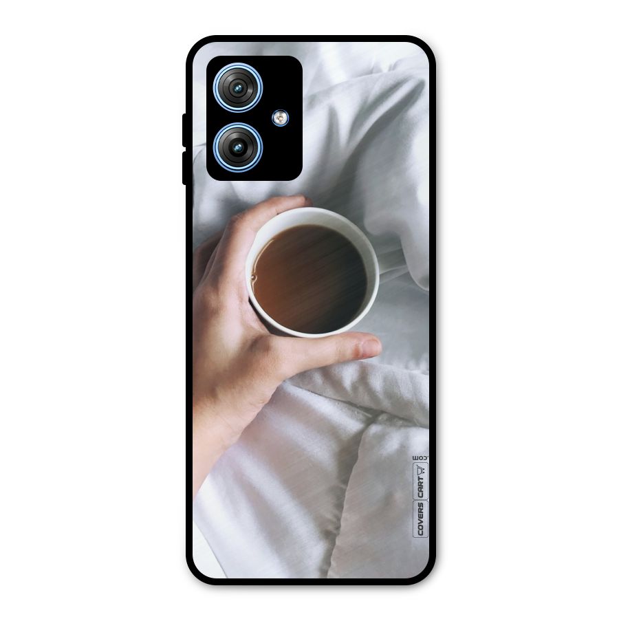Morning Mocha Metal Back Case for Moto G54