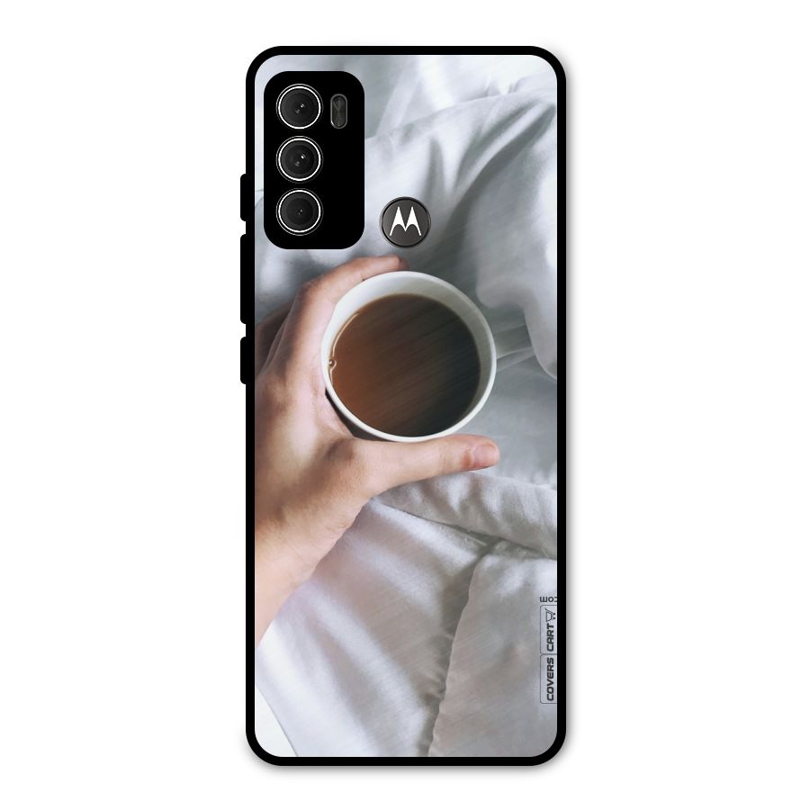 Morning Mocha Metal Back Case for Moto G60