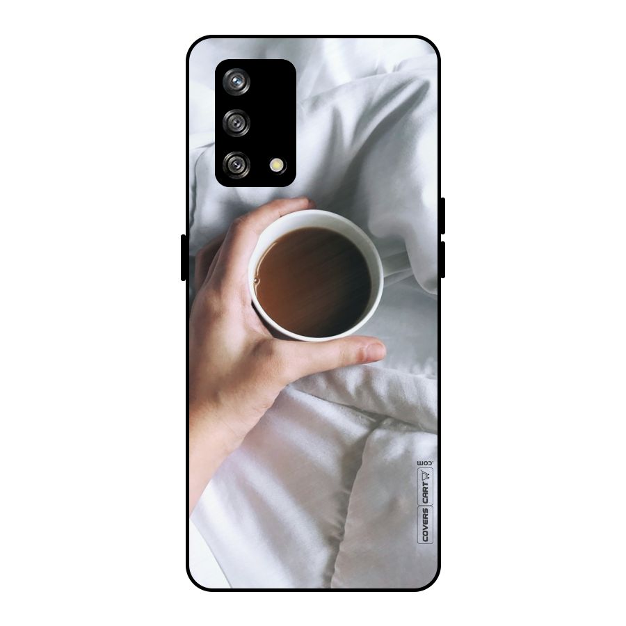 Morning Mocha Metal Back Case for Oppo F19