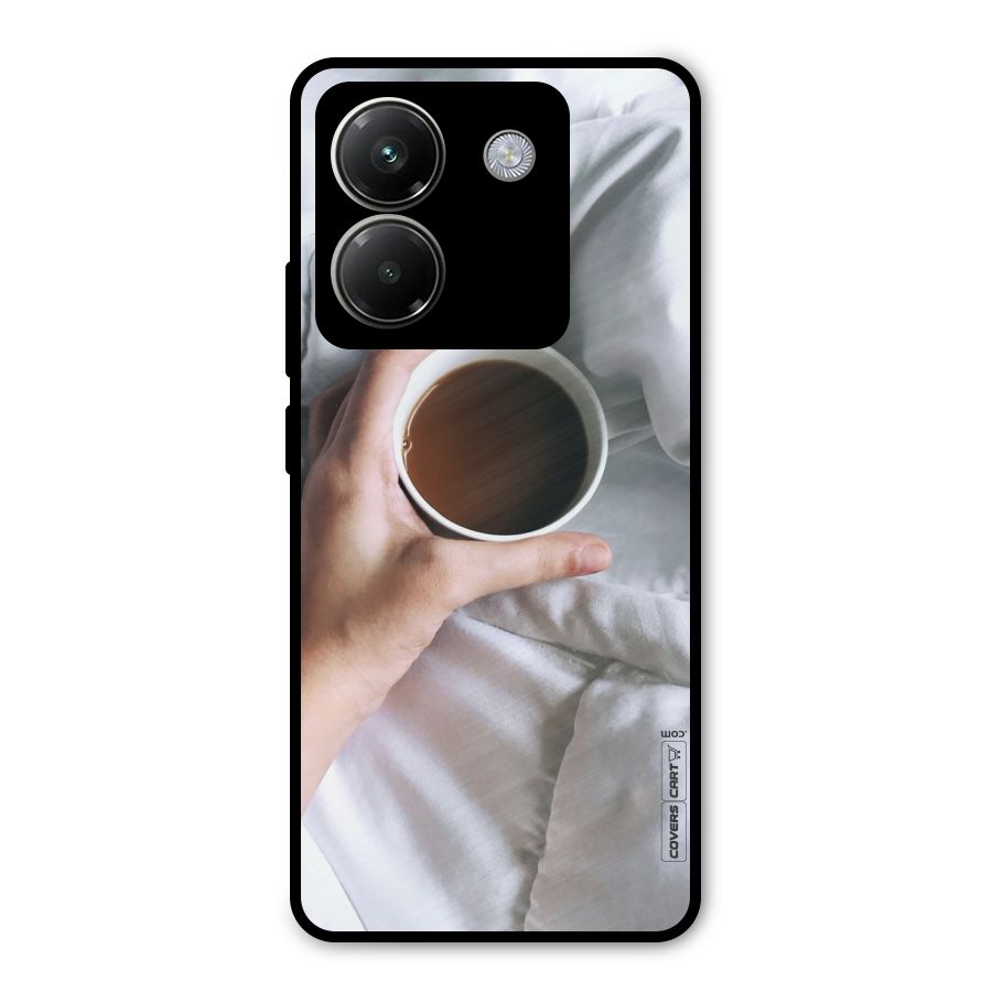 Morning Mocha Metal Back Case for Poco M7 Pro 5G