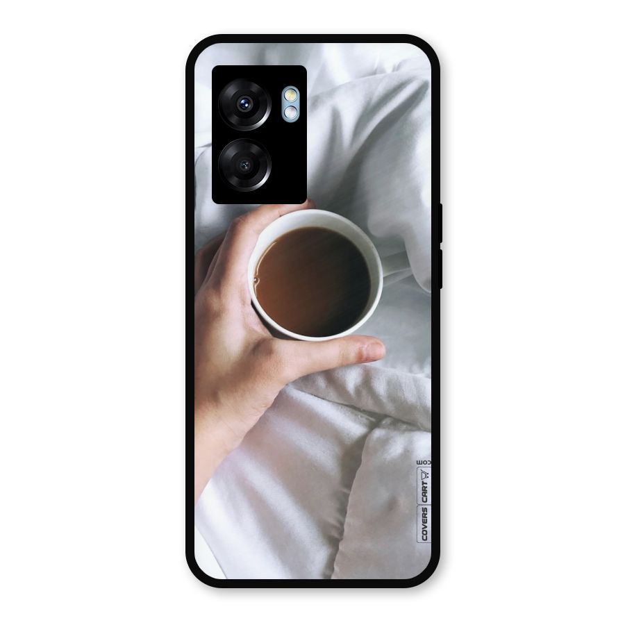 Morning Mocha Metal Back Case for Realme Narzo 50 5G