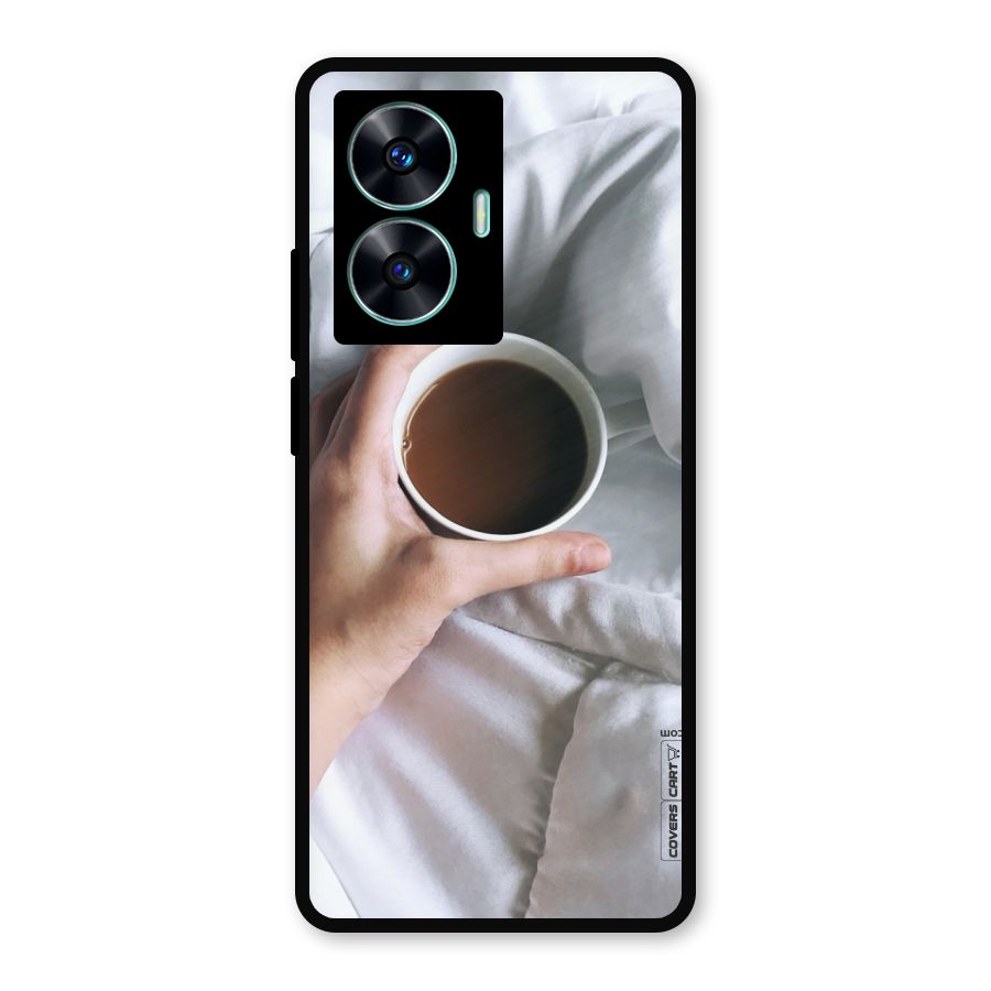 Morning Mocha Metal Back Case for Realme Narzo N55
