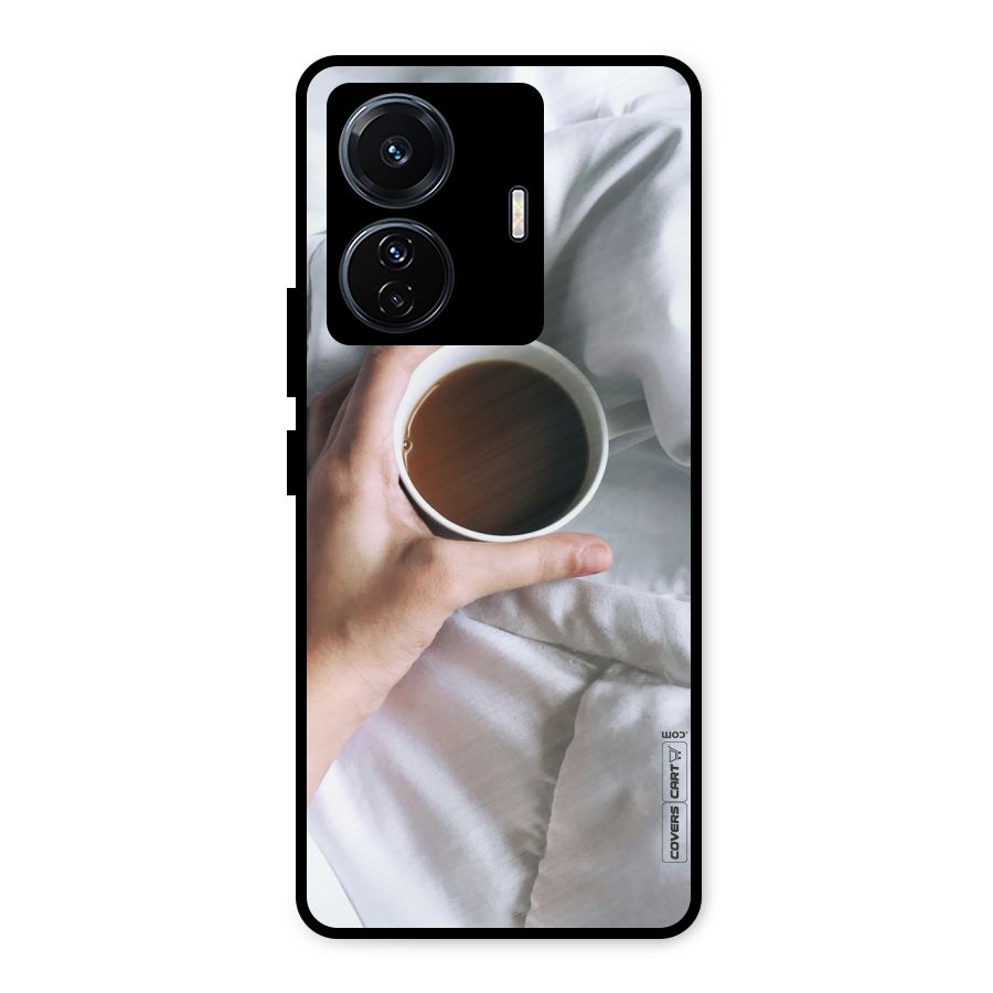 Morning Mocha Metal Back Case for Vivo T1 Pro