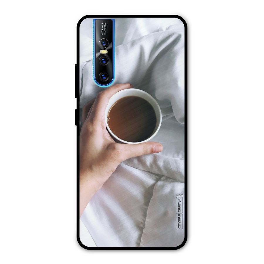 Morning Mocha Metal Back Case for Vivo V15 Pro