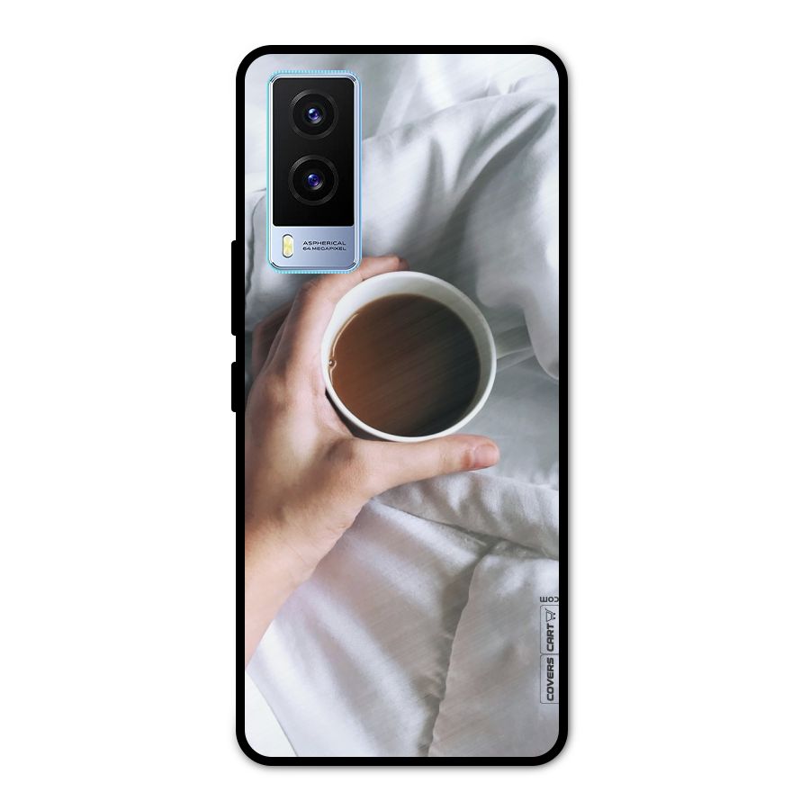 Morning Mocha Metal Back Case for Vivo V21e 5G