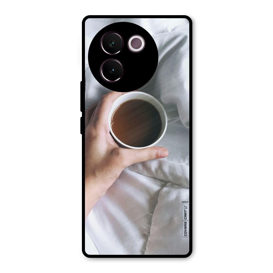 Morning Mocha Metal Back Case for Vivo V30e