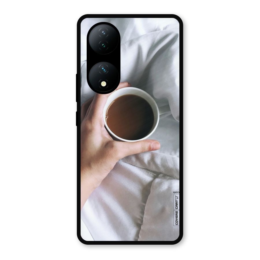 Morning Mocha Metal Back Case for Vivo Y100a