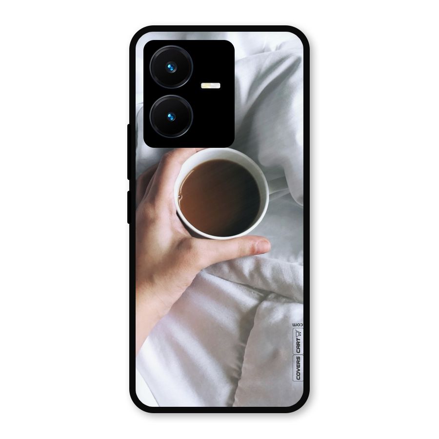 Morning Mocha Metal Back Case for Vivo Y22