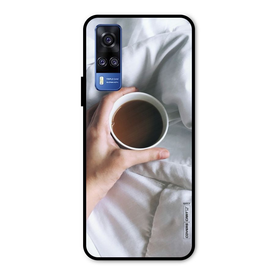 Morning Mocha Metal Back Case for Vivo Y31