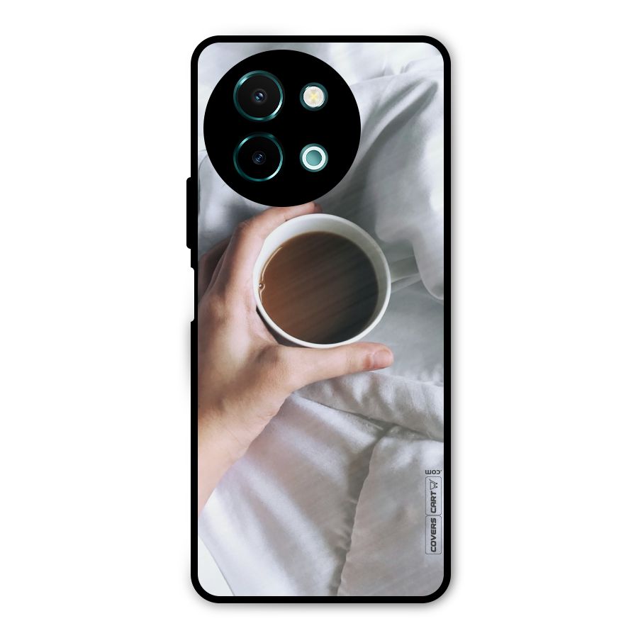 Morning Mocha Metal Back Case for Vivo Y58