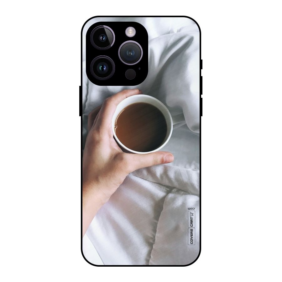 Morning Mocha Metal Back Case for iPhone 14 Pro Max
