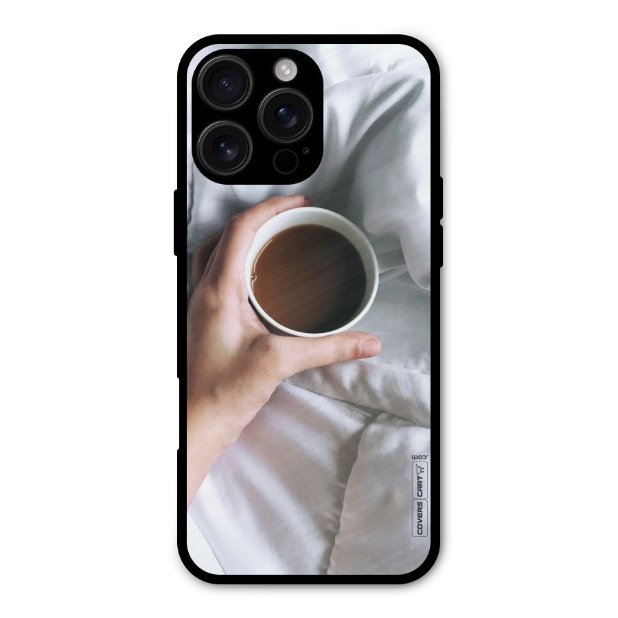 Morning Mocha Metal Back Case for iPhone 16 Pro Max