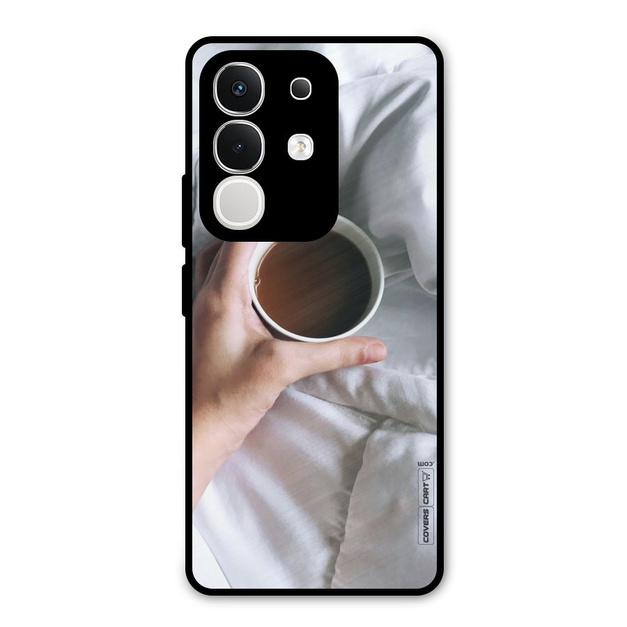 Morning Mocha Metal Back Case for iQOO Z10x