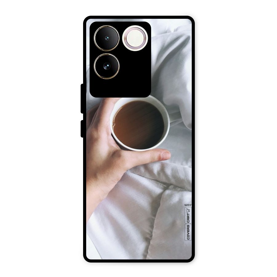 Morning Mocha Metal Back Case for iQOO Z7 Pro