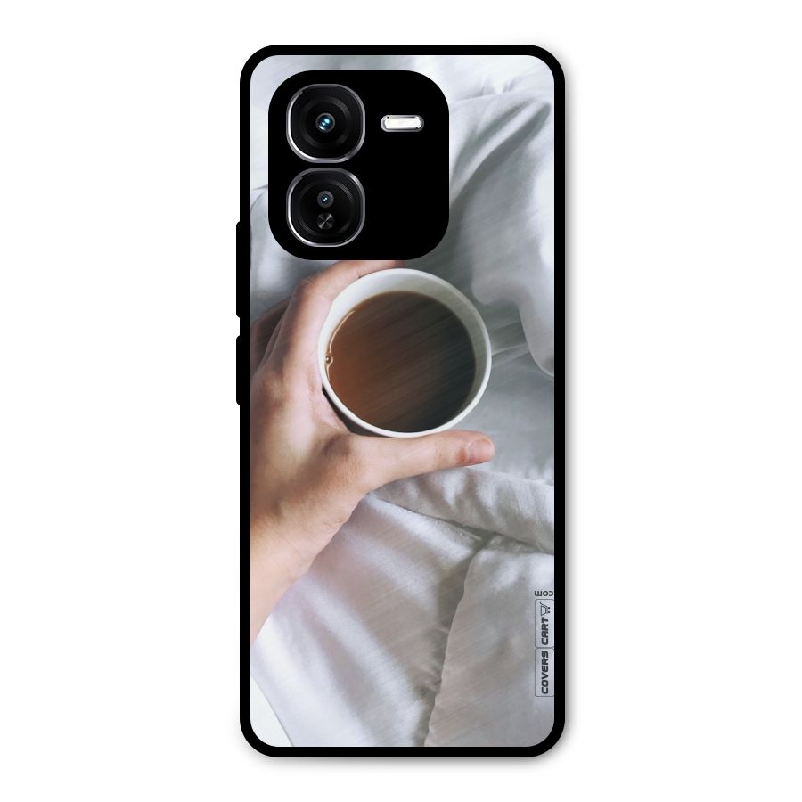 Morning Mocha Metal Back Case for iQOO Z9x