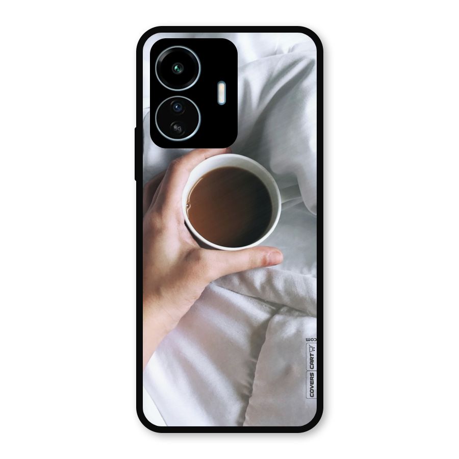 Morning Mocha Metal Back Case for vivo iQOO Z6 Lite 5G
