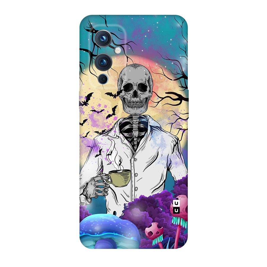Morning Tea Skull Original Polycarbonate Back Case for OnePlus 9