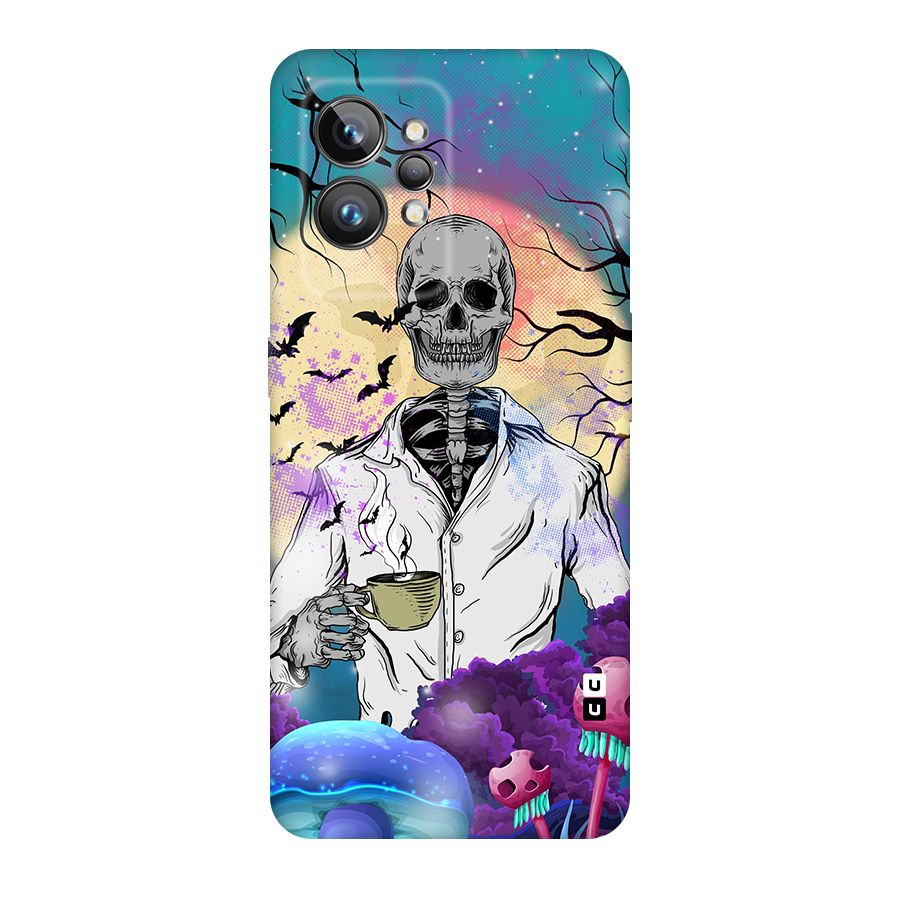 Morning Tea Skull Original Polycarbonate Back Case for Realme GT2 Pro