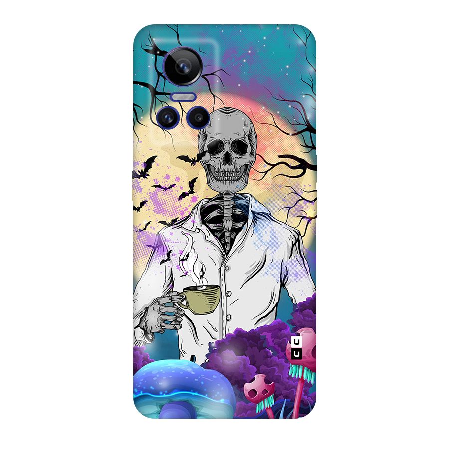 Morning Tea Skull Original Polycarbonate Back Case for Realme GT Neo 3