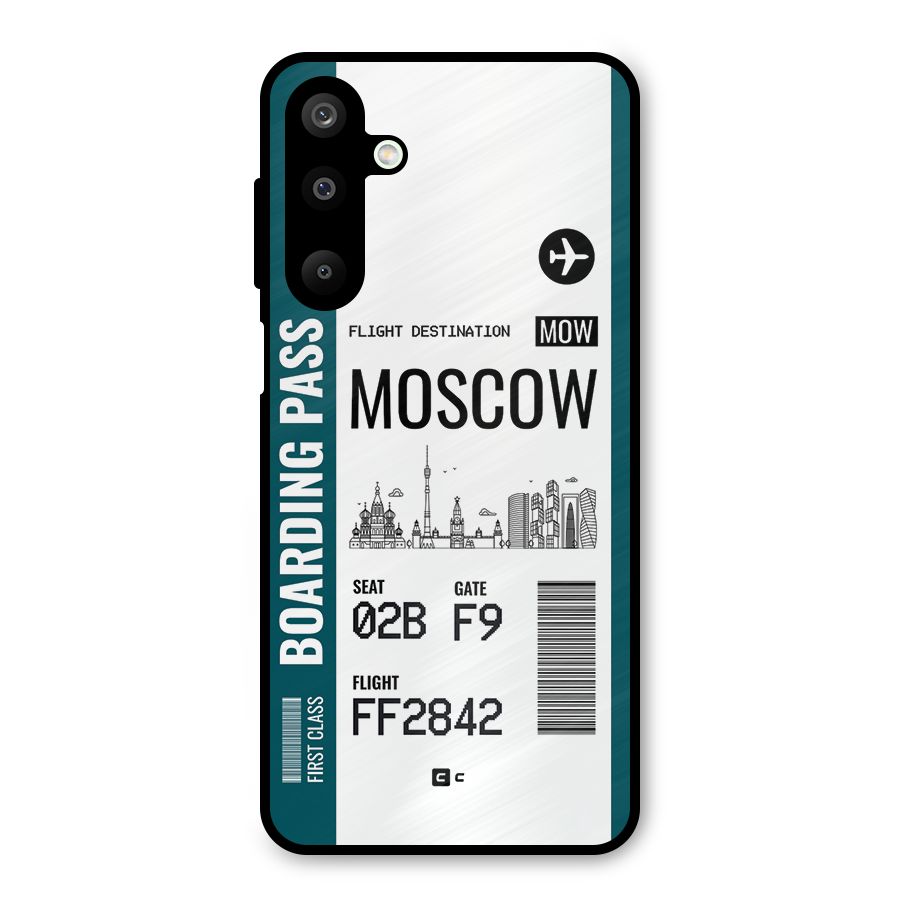 Moscow Boarding Pass Metal Back Case for Galaxy M16