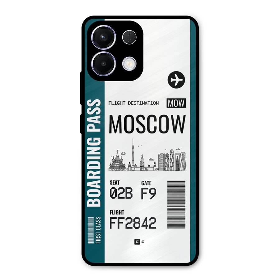 Moscow Boarding Pass Metal Back Case for Oppo K13
