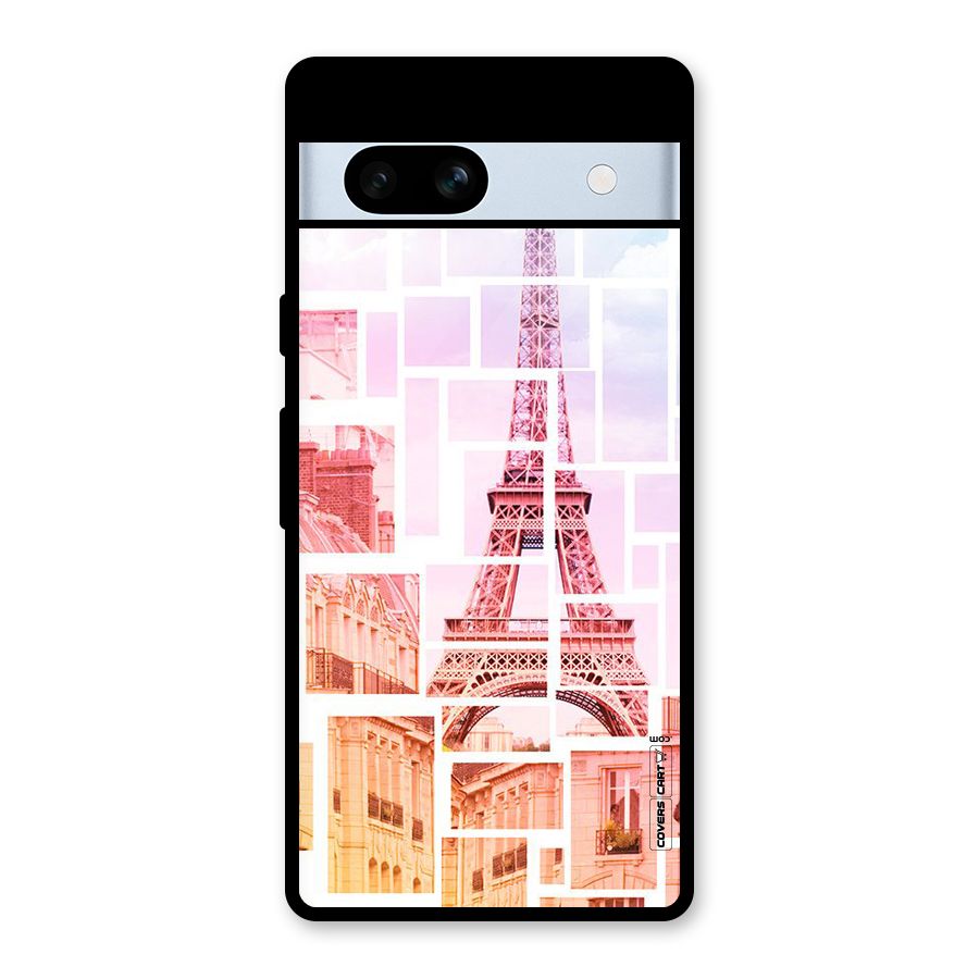 Mosiac City Glass Back Case for Google Pixel 7a