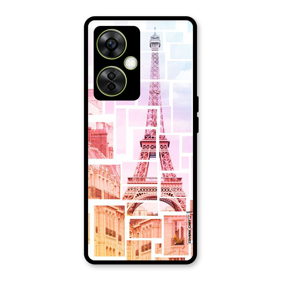 Mosiac City Glass Back Case for OnePlus Nord CE 3 Lite