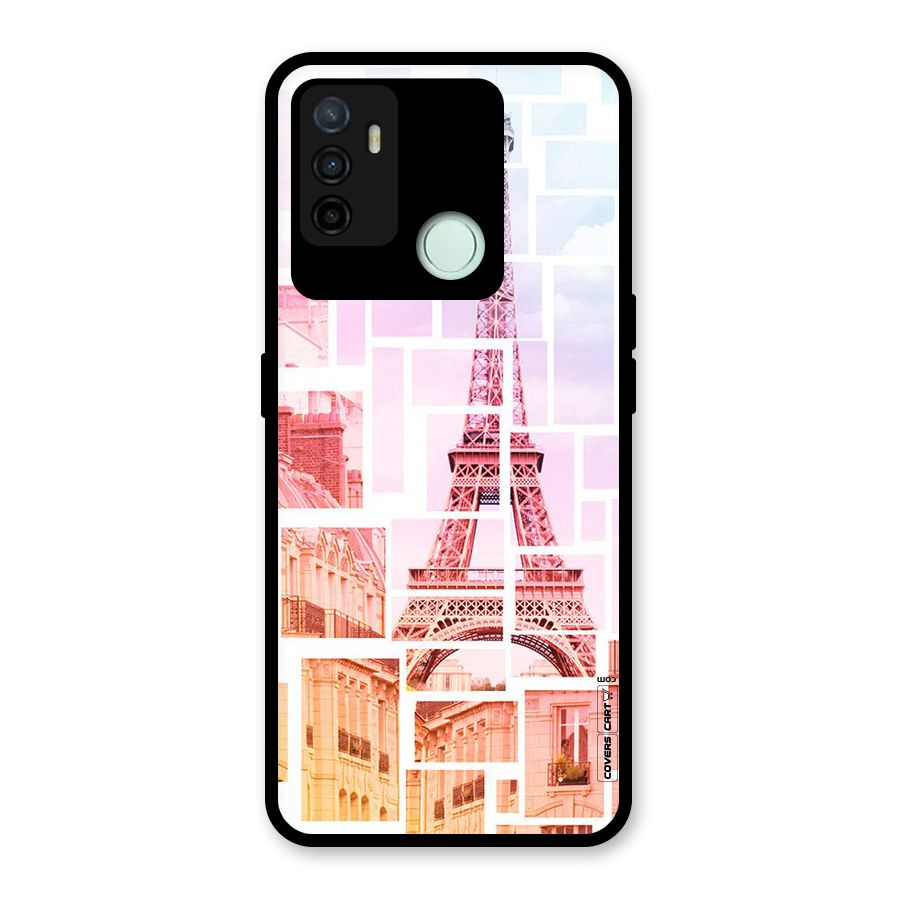 Mosiac City Glass Back Case for Oppo A53