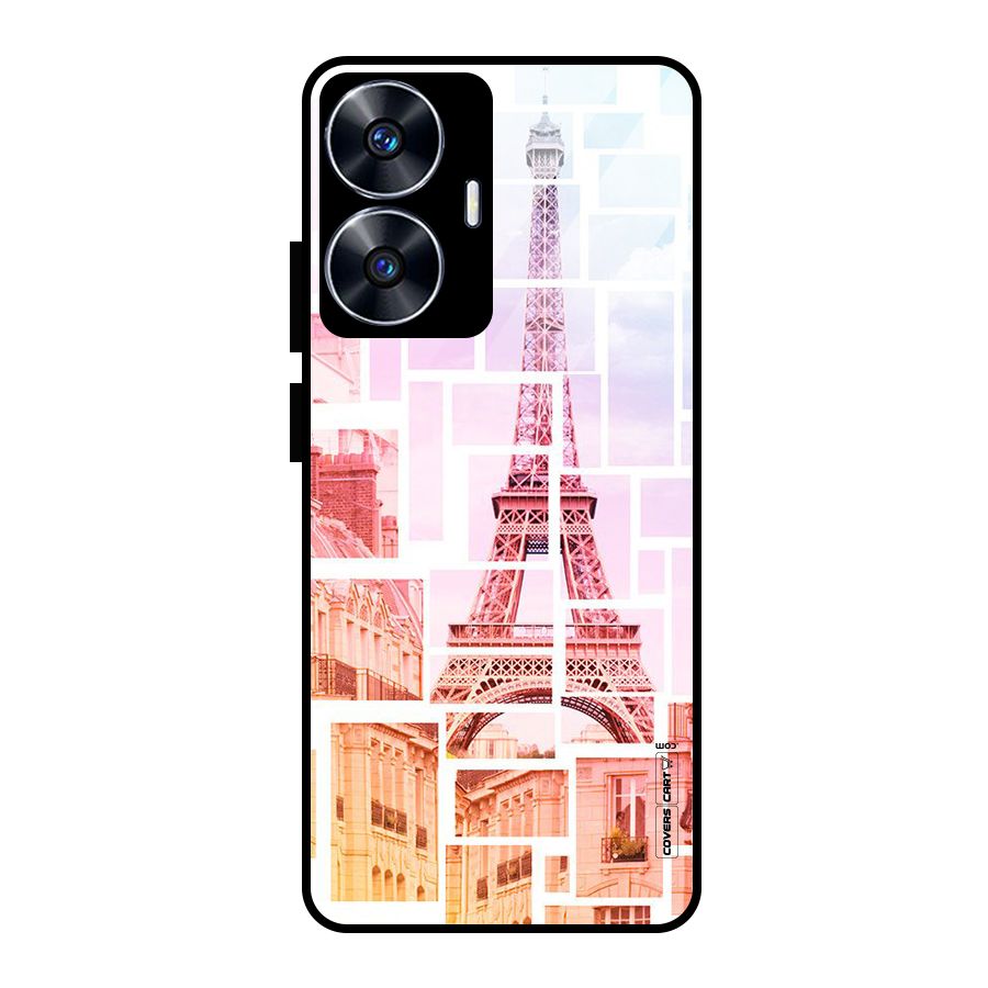 Mosiac City Glass Back Case for Realme Narzo N55