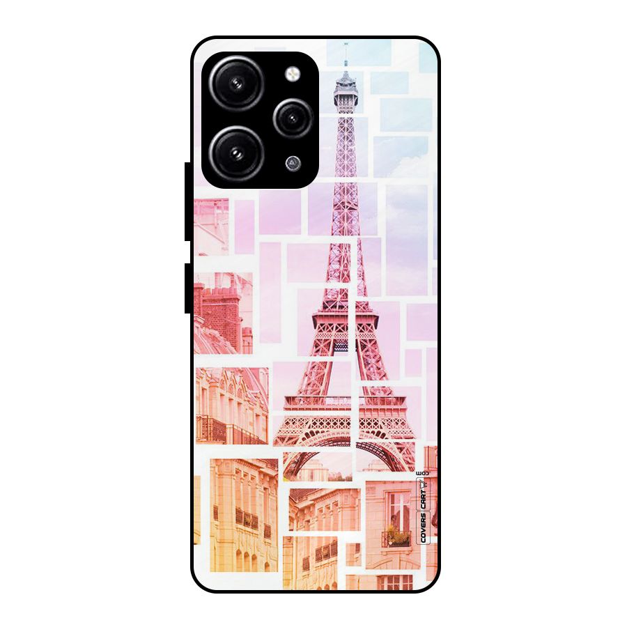 Mosiac City Glass Back Case for Redmi 12 4G