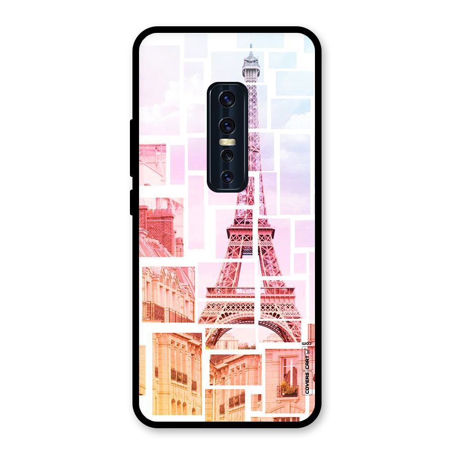 Mosiac City Glass Back Case for Vivo V17 Pro