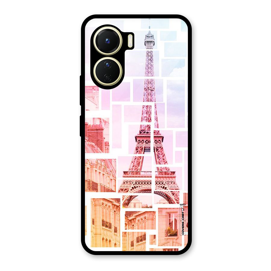 Mosiac City Glass Back Case for Vivo Y16