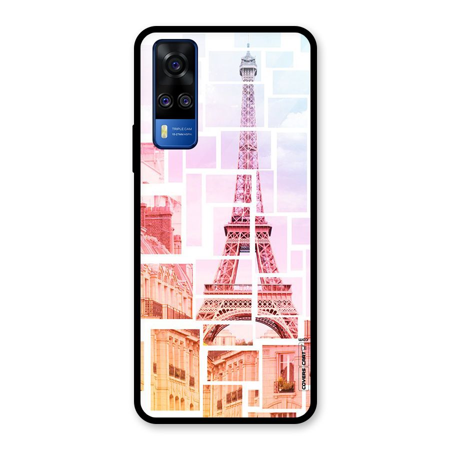 Mosiac City Glass Back Case for Vivo Y31