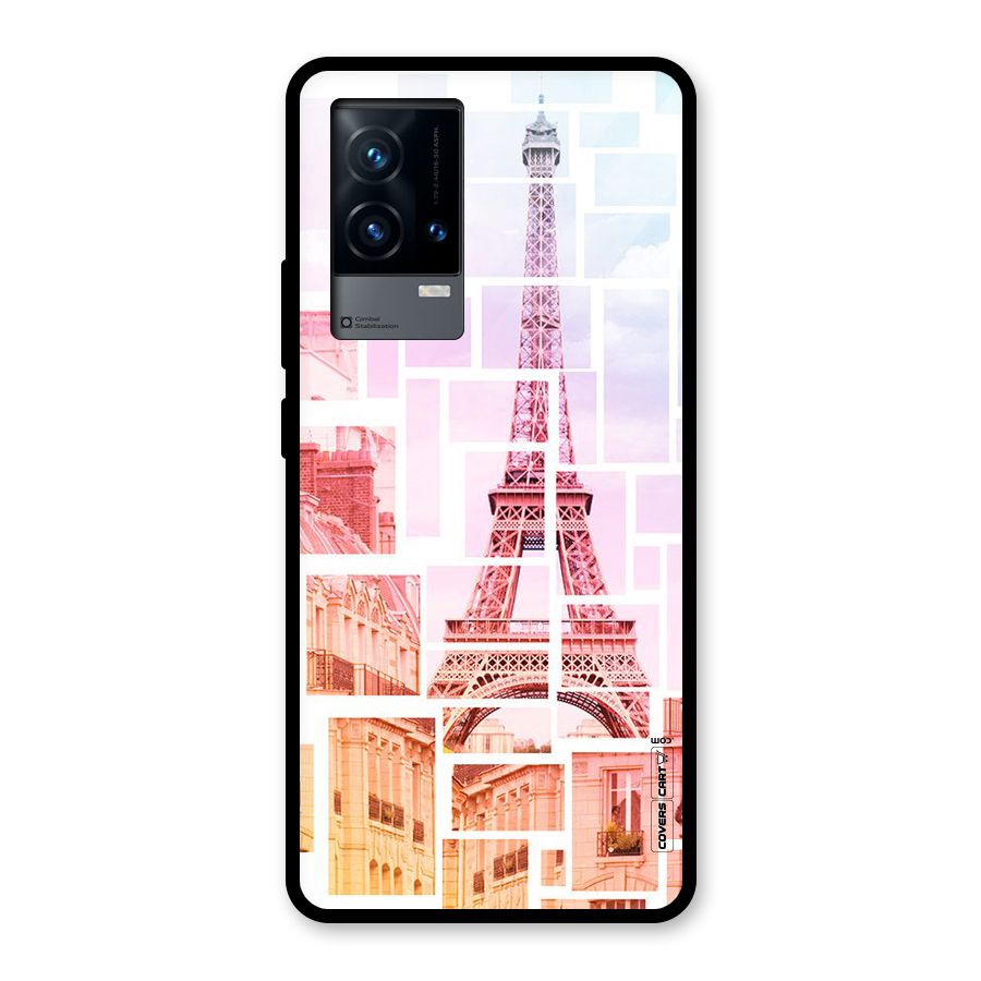 Mosiac City Glass Back Case for iQOO 9 5G