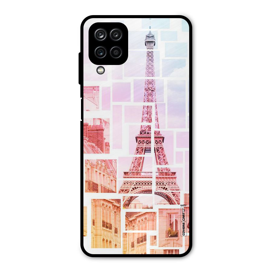 Mosiac City Metal Back Case for Galaxy A12