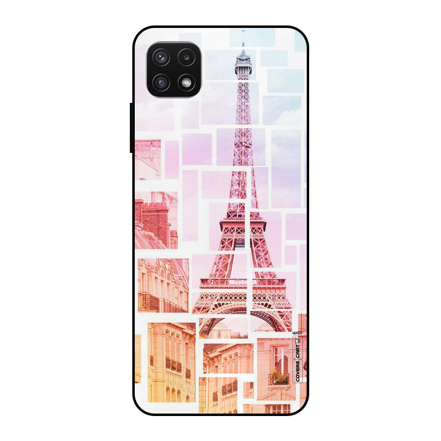 Mosiac City Metal Back Case for Galaxy A22 5G