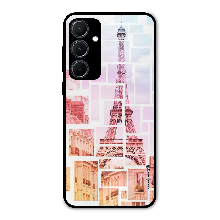 Mosiac City Metal Back Case for Galaxy A35