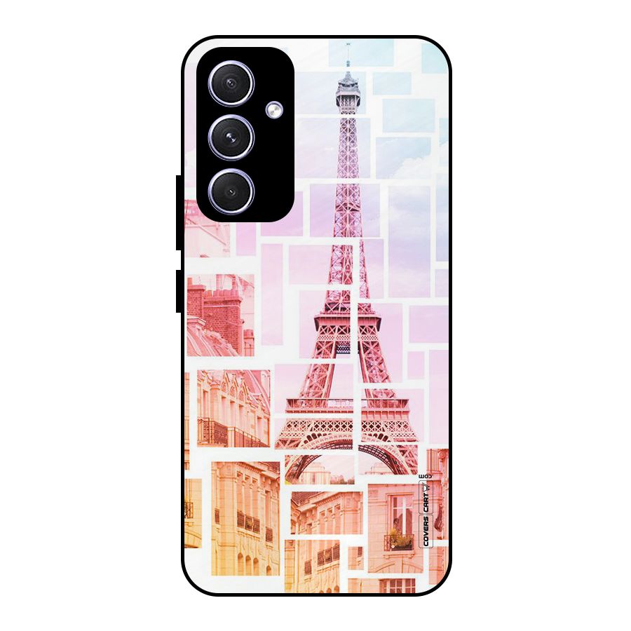 Mosiac City Metal Back Case for Galaxy A54