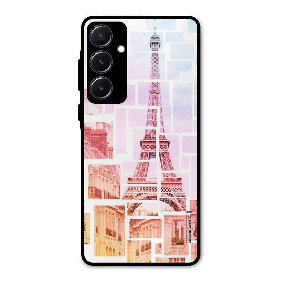 Mosiac City Metal Back Case for Galaxy A55