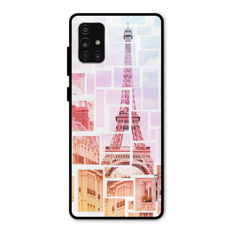 Mosiac City Metal Back Case for Galaxy A71